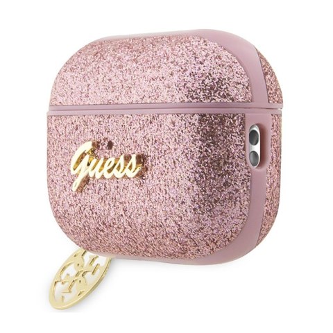 Guess 4G Glitter Flake - Etui AirPods Pro 2 (różowy) Guess 4G Glitter Flake - Etui AirPods Pro 2 (różowy)