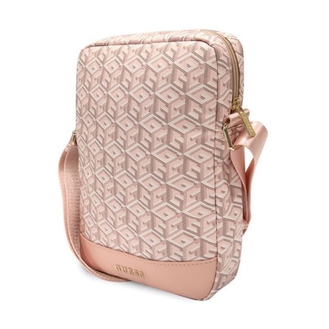 Guess GCube Stripe Tablet Bag - Torba na tablet 10" (Różowy) Guess GCube Stripe Tablet Bag - Torba na tablet 10" (Różowy)