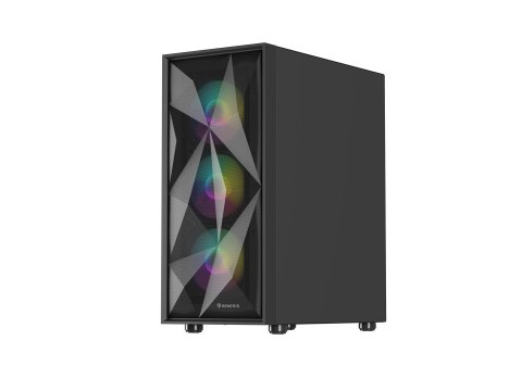 OBUDOWA GENESIS DIAXID 605 ARGB MIDI TOWER Z OKNEM USB-C CZARNA