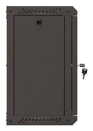 SZAFA INSTALACYJNA RACK WISZĄCA 10" 9U 300X300 CZARNA DRZWI PRZESZKLONE LANBERG (FLAT PACK)