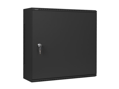 SZAFA INSTALACYJNA RACK WISZĄCA 19" 6U+3U 540X200 NISKOPROFILOWA CZARNA LANBERG (ZŁOŻONA)