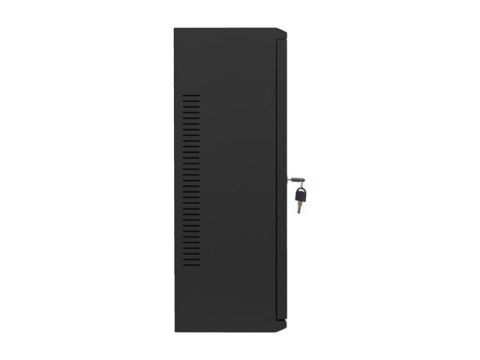 SZAFA INSTALACYJNA RACK WISZĄCA 19" 6U+3U 540X200 NISKOPROFILOWA CZARNA LANBERG (ZŁOŻONA)