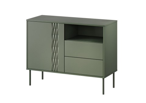 Komoda 1D2S TRESSE 100x40x75 zieleń mat Komoda 1D2S TRESSE 100x40x75 zieleń mat