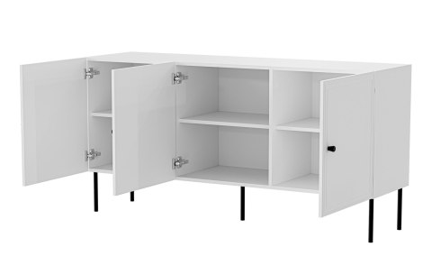 Komoda 3D PALAZZO BIS 151x40x75 biały mat Komoda 3D PALAZZO BIS 151x40x75 biały mat
