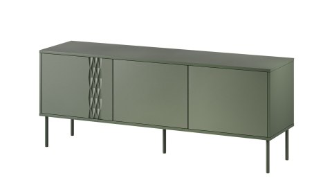 Szafka RTV 3D TRESSE 150x40x55 zieleń mat Szafka RTV 3D TRESSE 150x40x55 zieleń mat