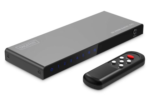 Switch HDMI 5x1, 8K/60Hz (4:4:4), HDR, HDCP 2.3 Switch HDMI 5x1, 8K/60Hz (4:4:4), HDR, HDCP 2.3