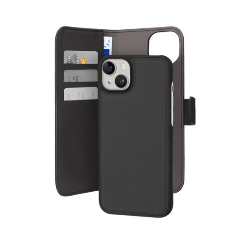 PURO Wallet Detachable - Etui 2w1 iPhone 15 Plus (czarny) PURO Wallet Detachable - Etui 2w1 iPhone 15 Plus (czarny)