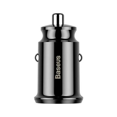 Ładowarka samochodowa Baseus Grain 2x USB 5V 3.1A (czarna)
