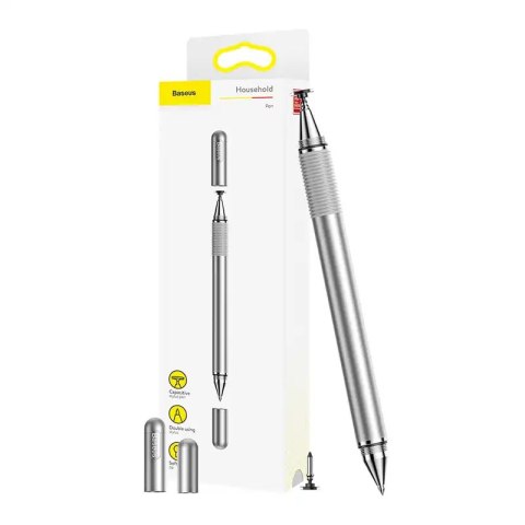 Rysik długopis 2w1 Baseus Golden Cudgel stylus (srebrny) Rysik długopis 2w1 Baseus Golden Cudgel stylus (srebrny)
