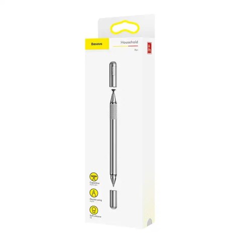 Rysik długopis 2w1 Baseus Golden Cudgel stylus (srebrny) Rysik długopis 2w1 Baseus Golden Cudgel stylus (srebrny)