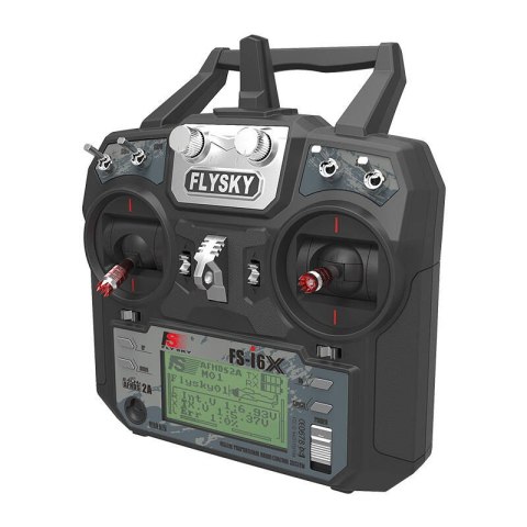 Zestaw FlySky nadajnik FS-i6X + odbiornik iA6B, 10 kanałów AFHDS 2A Zestaw FlySky nadajnik FS-i6X + odbiornik iA6B, 10 kanałów AFHDS 2A
