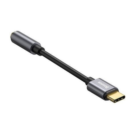 Adapter audio Baseus L54 USB-C + mini jack 3,5mm (szary) Adapter audio Baseus L54 USB-C + mini jack 3,5mm (szary)
