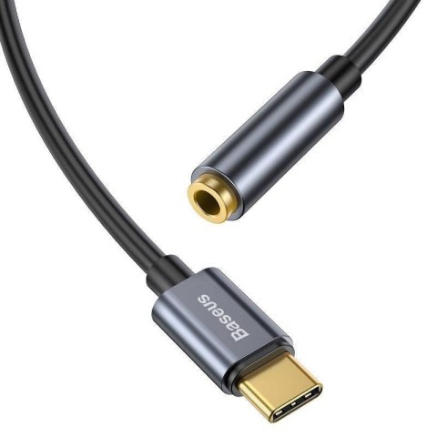 Adapter audio Baseus L54 USB-C + mini jack 3,5mm (szary) Adapter audio Baseus L54 USB-C + mini jack 3,5mm (szary)