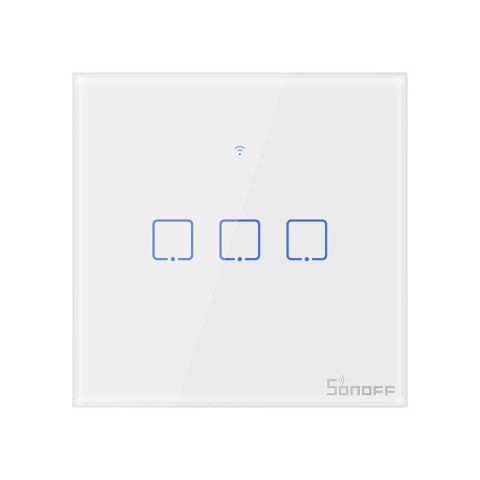 Dotykowy włącznik światła WiFi Sonoff T0 EU TX (3-kanałowy) Dotykowy włącznik światła WiFi Sonoff T0 EU TX (3-kanałowy)