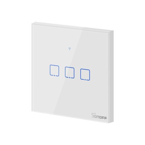 Dotykowy włącznik światła WiFi Sonoff T0 EU TX (3-kanałowy) Dotykowy włącznik światła WiFi Sonoff T0 EU TX (3-kanałowy)