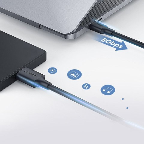 Kabel Micro-B USB 3.0 - USB-C UGREEN US312 1m (czarny) Kabel Micro-B USB 3.0 - USB-C UGREEN US312 1m (czarny)
