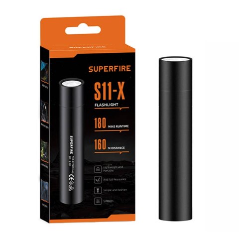 Latarka Superfire S11-X, 700lm, USB Latarka Superfire S11-X, 700lm, USB