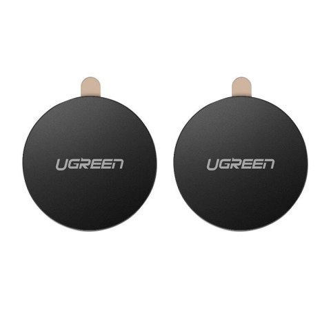 Metalowa płytka UGREEN do uchwytu magnetycznego 2 szt. (czarny) Metalowa płytka UGREEN do uchwytu magnetycznego 2 szt. (czarny)