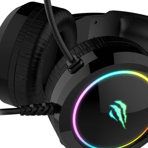 Słuchawki gamingowe Havit GAMENOTE H2232D RGB USB+3.5mm Słuchawki gamingowe Havit GAMENOTE H2232D RGB USB+3.5mm