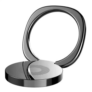 Uchwyt pierścień, ring holder Baseus Privity do telefonu (czarny)