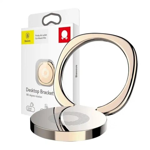 Uchwyt pierścień, ring holder Baseus Privity do telefonu (złoty) Uchwyt pierścień, ring holder Baseus Privity do telefonu (złoty)