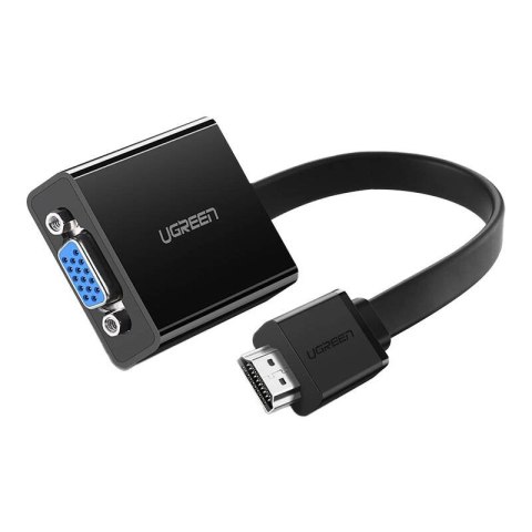 Adapter HDMI do VGA UGREEN MM103, 16cm (czarny) Adapter HDMI do VGA UGREEN MM103, 16cm (czarny)
