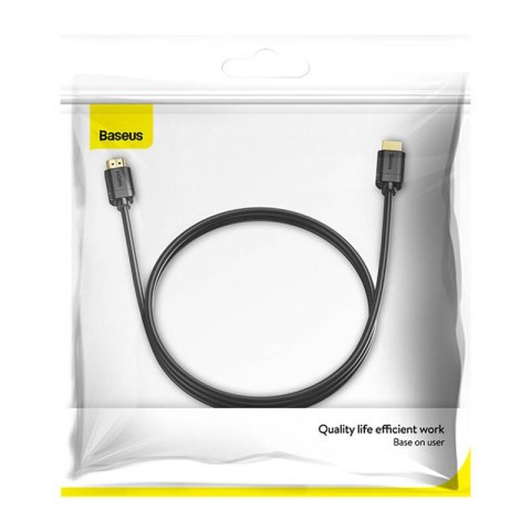 Kabel HDMI 2.0 Baseus, 4K 60Hz, 3D, HDR, 18Gbps, 2m (czarny)