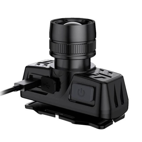 Latarka czołowa Superfire HL50, 150lm, USB Latarka czołowa Superfire HL50, 150lm, USB