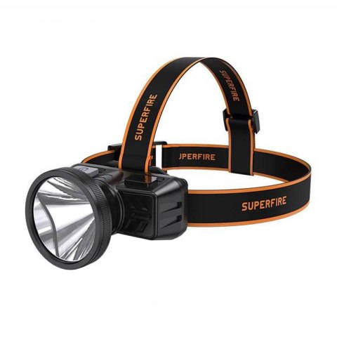 Latarka czołowa Superfire HL51, 160lm, USB Latarka czołowa Superfire HL51, 160lm, USB
