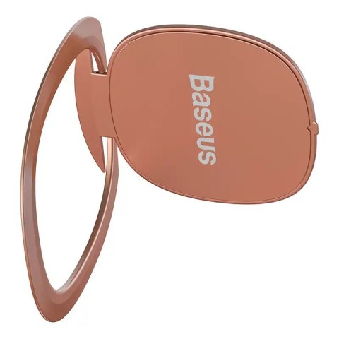 Uchwyt pierścień, ring holder Baseus Invisible do telefonu (różowy)