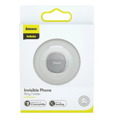 Uchwyt pierścień, ring holder Baseus Invisible do telefonu (srebrny)