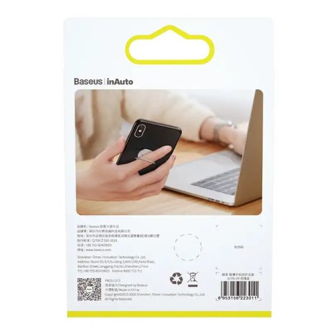 Uchwyt pierścień, ring holder Baseus Invisible do telefonu (srebrny)
