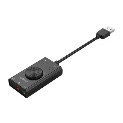 Zewnętrzna karta dźwiękowa Orico USB 2.0, 10cm Zewnętrzna karta dźwiękowa Orico USB 2.0, 10cm