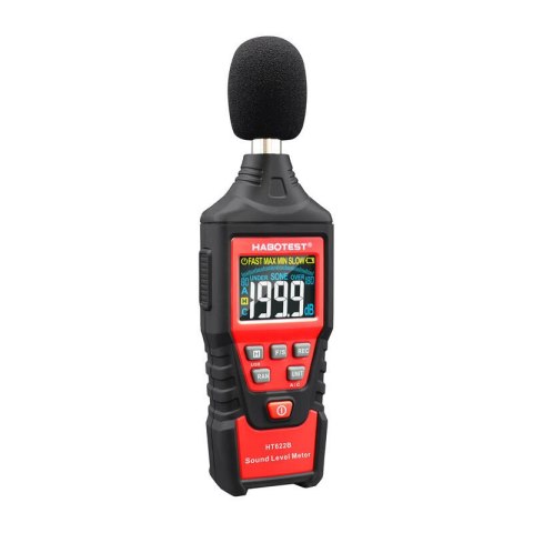 Cyfrowy miernik decybeli Habotest HT622B, USB, A/C Cyfrowy miernik decybeli Habotest HT622B, USB, A/C