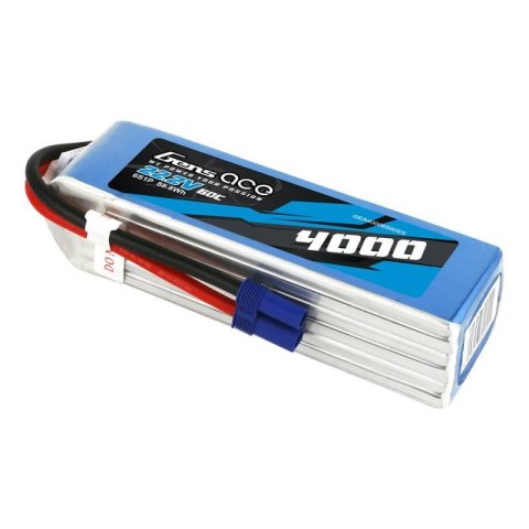 Akumulator Gens Ace 4000mAh 22.2V 60C 6S1P EC5 Akumulator Gens Ace 4000mAh 22.2V 60C 6S1P EC5