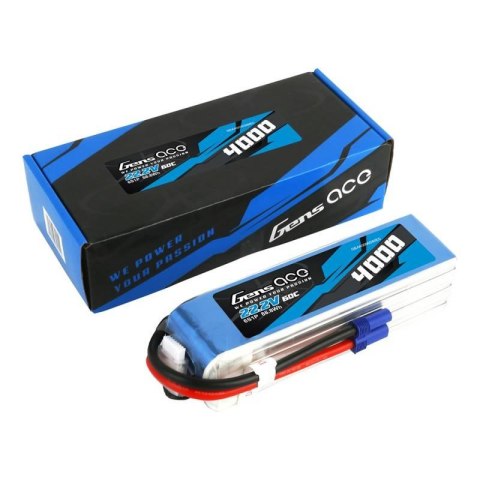 Akumulator Gens Ace 4000mAh 22.2V 60C 6S1P EC5 Akumulator Gens Ace 4000mAh 22.2V 60C 6S1P EC5