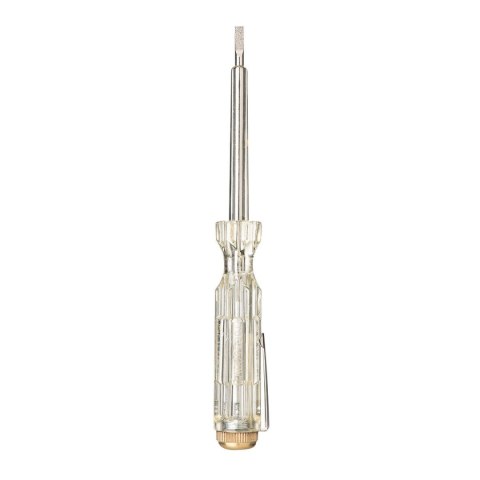 Próbnik napięcia Deli Tools EDL8001, 100-250V (biały)