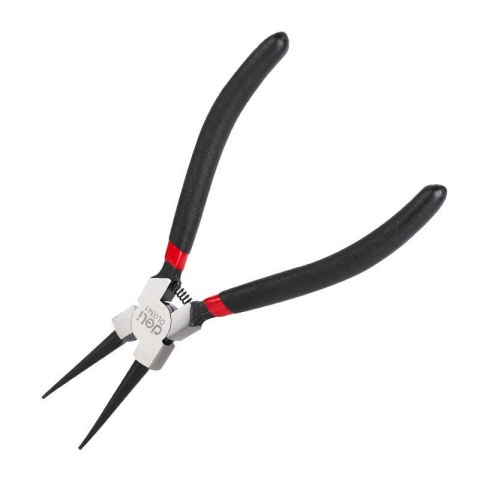 Szczypce Segera wewnętrzne, proste Deli Tools EDL0341, 7" (czarne) Szczypce Segera wewnętrzne, proste Deli Tools EDL0341, 7" (czarne)