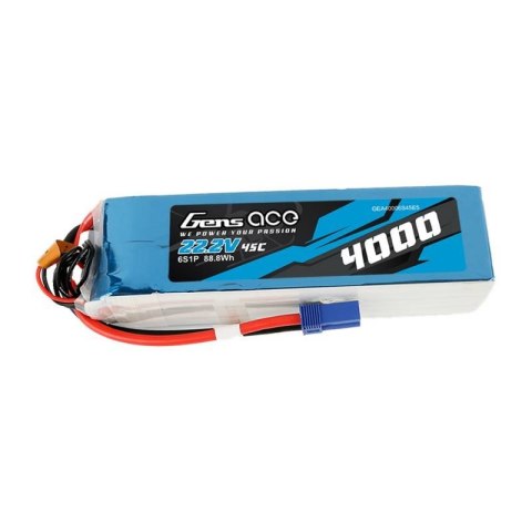 Akumulator Gens Ace 4000mAh 22.2V 45C 6S1P Akumulator Gens Ace 4000mAh 22.2V 45C 6S1P
