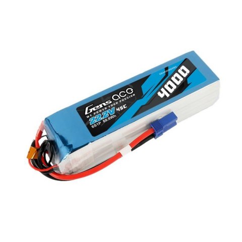 Akumulator Gens Ace 4000mAh 22.2V 45C 6S1P Akumulator Gens Ace 4000mAh 22.2V 45C 6S1P