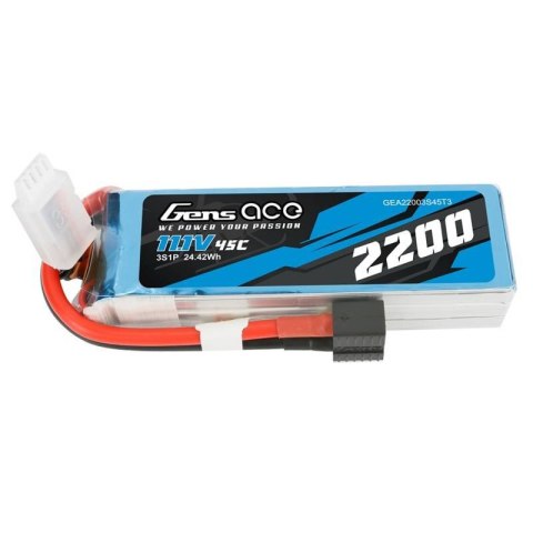 Akumulator Gens Ace Soaring 2200mAh 11.1V 45C 3S1P Akumulator Gens Ace Soaring 2200mAh 11.1V 45C 3S1P