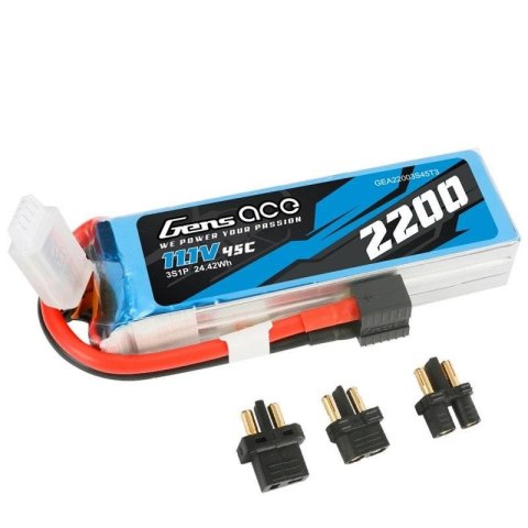 Akumulator Gens Ace Soaring 2200mAh 11.1V 45C 3S1P Akumulator Gens Ace Soaring 2200mAh 11.1V 45C 3S1P