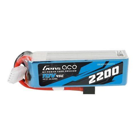 Akumulator Gens Ace Soaring 2200mAh 11.1V 45C 3S1P Akumulator Gens Ace Soaring 2200mAh 11.1V 45C 3S1P