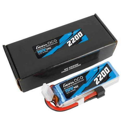 Akumulator Gens Ace Soaring 2200mAh 11.1V 45C 3S1P Akumulator Gens Ace Soaring 2200mAh 11.1V 45C 3S1P