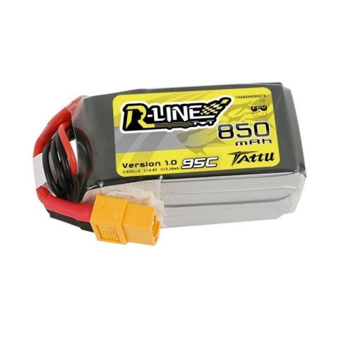 Akumulator Tattu R-Line 850mAh 14.8V 95C 4S1P Akumulator Tattu R-Line 850mAh 14.8V 95C 4S1P