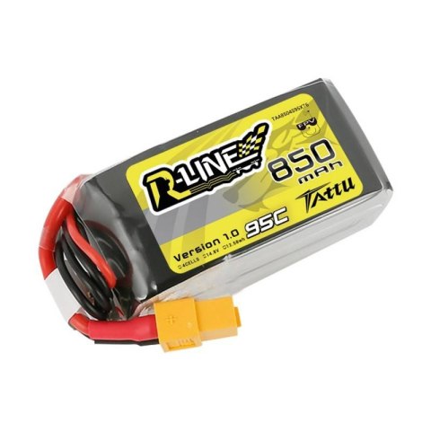 Akumulator Tattu R-Line 850mAh 14.8V 95C 4S1P Akumulator Tattu R-Line 850mAh 14.8V 95C 4S1P
