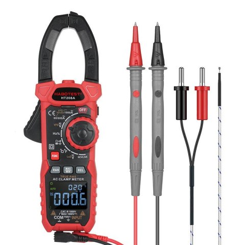Cyfrowy miernik cęgowy Habotest HT208D Cyfrowy miernik cęgowy Habotest HT208D
