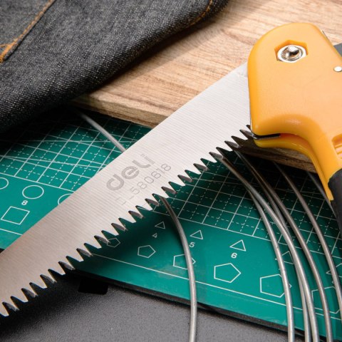Piła ręczna Deli Tools EDL580618, składana, 180mm Piła ręczna Deli Tools EDL580618, składana, 180mm