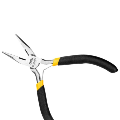 Szczypce uniwersalne wydłużone Deli Tools EDL20026, 5" (żółte) Szczypce uniwersalne wydłużone Deli Tools EDL20026, 5" (żółte)