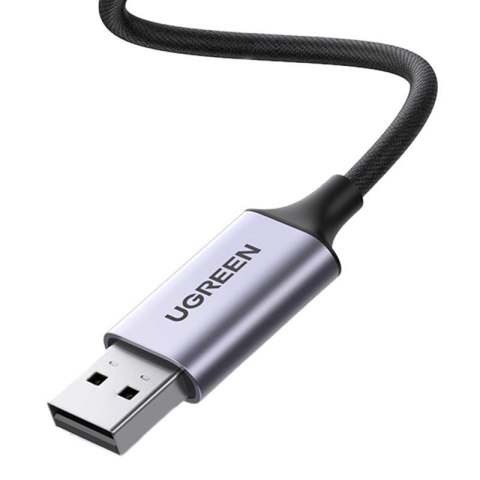 Adapter audio UGREEN CM477, USB do Mini Jack 3.5mm AUX (szary) Adapter audio UGREEN CM477, USB do Mini Jack 3.5mm AUX (szary)
